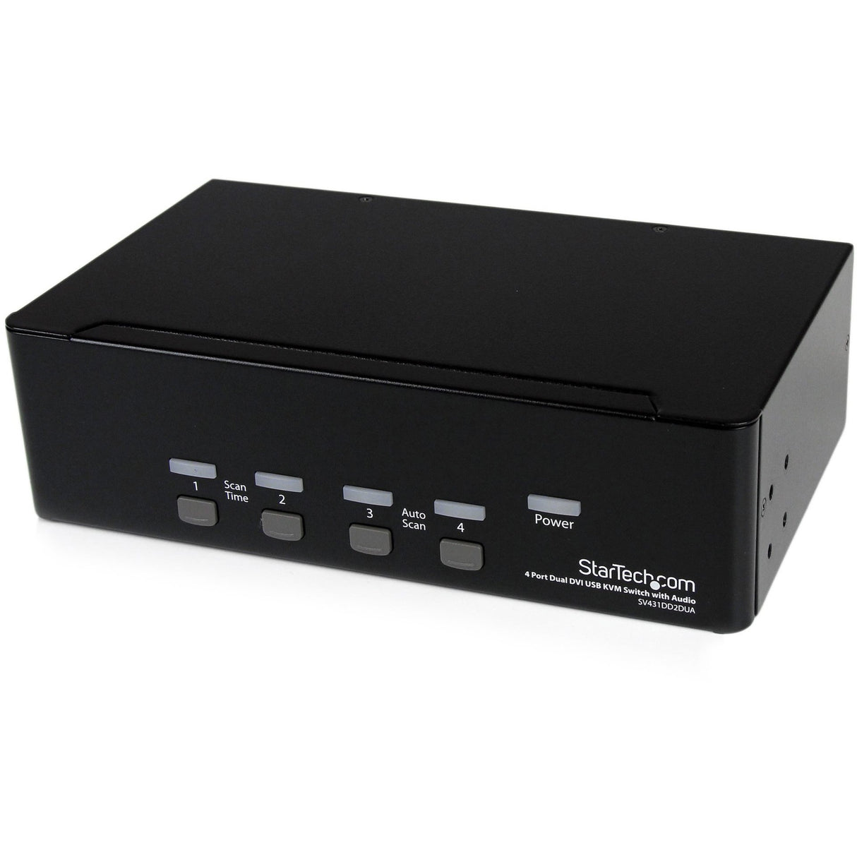 StarTech.com 4 Port Dual DVI USB KVM Switch w/ Audio & USB Hub — SV431DD2DUA