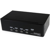 StarTech.com 4 Port Dual DVI USB KVM Switch w/ Audio & USB Hub — SV431DD2DUA