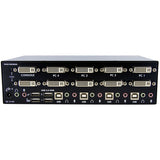 StarTech.com 4 Port Dual DVI USB KVM Switch w/ Audio & USB Hub — SV431DD2DUA