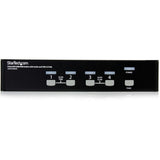 StarTech.com 4 Port DVI + USB KVM Switch with Audio - KVM switch - USB 2.0 Hub - 2 ports - 1 local user - 1U — SV431DVIUA