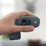 Logitech C270 Webcam - 30 fps - Black - USB 2.0 - 1 Each — 960-000694