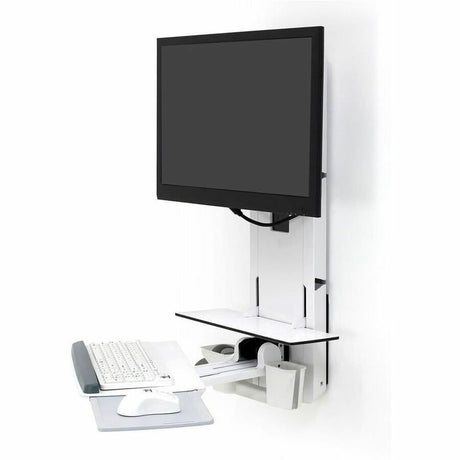 Ergotron StyleView Lift for Monitor, Keyboard, Mouse, Scanner - White — 61-080-062