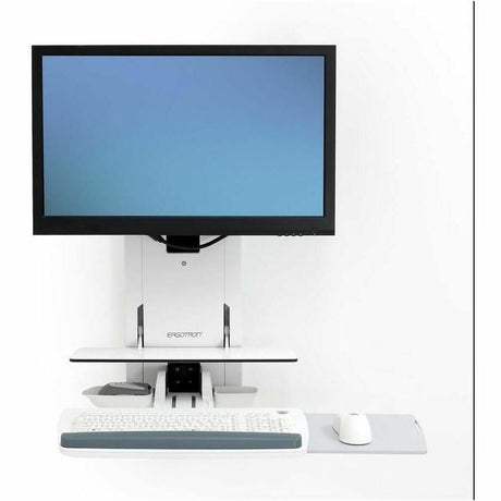 Ergotron StyleView Lift for Monitor, Keyboard, Mouse, Scanner - White — 61-080-062