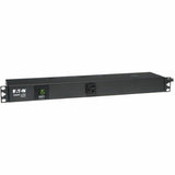 Eaton Tripp Lite Series 1.5kW Single-Phase Local Metered PDU, 100-127V Outlets (13 5-15R), 5-15P Input with 6 ft. (1.83 m) Cord, 1U Rack-Mount — PDUMH15-6