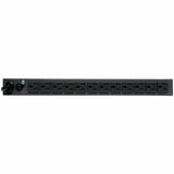 Eaton Tripp Lite Series 1.5kW Single-Phase Local Metered PDU, 100-127V Outlets (13 5-15R), 5-15P Input with 6 ft. (1.83 m) Cord, 1U Rack-Mount — PDUMH15-6