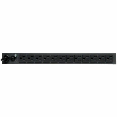 Eaton Tripp Lite Series 1.5kW Single-Phase Local Metered PDU, 100-127V Outlets (13 5-15R), 5-15P Input with 6 ft. (1.83 m) Cord, 1U Rack-Mount — PDUMH15-6