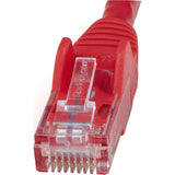 StarTech.com 50ft CAT6 Ethernet Cable - Red Snagless Gigabit - 100W PoE UTP 650MHz Category 6 Patch Cord UL Certified Wiring/TIA — N6PATCH50RD