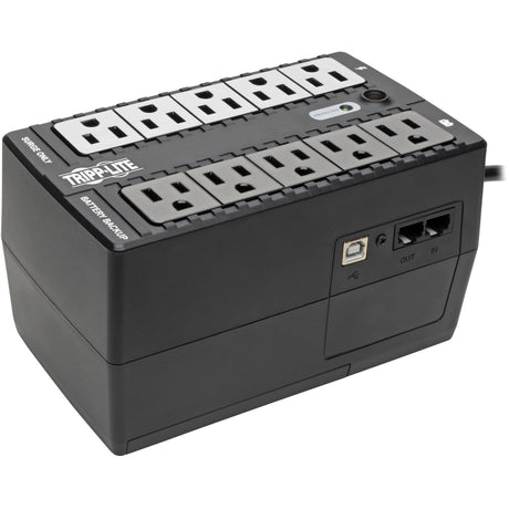 Eaton Tripp Lite Series 550VA 300W Standby UPS - 10 NEMA 5-15R Outlets, 120V, 50/60 Hz, USB, 5-15P Plug, Desktop/Wall Mount — INTERNET550U
