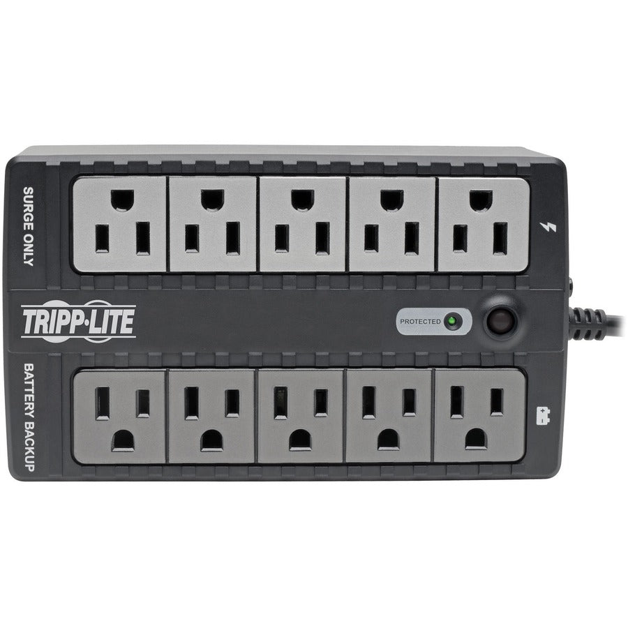 Eaton Tripp Lite Series 550VA 300W Standby UPS - 10 NEMA 5-15R Outlets, 120V, 50/60 Hz, USB, 5-15P Plug, Desktop/Wall Mount — INTERNET550U