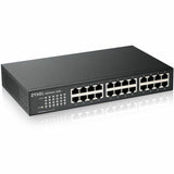 ZYXEL GS1100-24E 24-Port Gigabit Ethernet Switch (Compact Desktop Design) — GS1100-24E