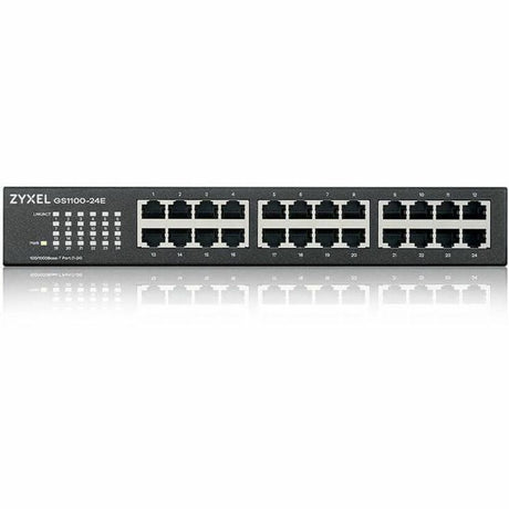 ZYXEL GS1100-24E 24-Port Gigabit Ethernet Switch (Compact Desktop Design) — GS1100-24E