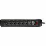 Eaton Tripp Lite Series Protect It! 7-Outlet Surge Protector, 6 ft. (1.83 m) Cord, 1440 Joules, Tel/Modem Protection, Safety Covers — TLP706TELC