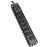 Eaton Tripp Lite Series Protect It! 7-Outlet Surge Protector, 6 ft. (1.83 m) Cord, 1440 Joules, Tel/Modem Protection, Safety Covers — TLP706TELC
