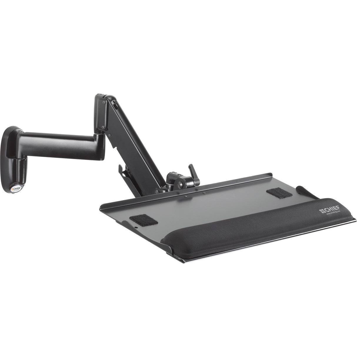 Chief Height-Adjustable Keyboard and Mouse Tray Wall Mount - Black — KWK110B