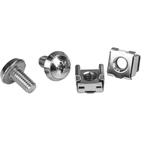 StarTech.com 100 Pkg M6 Mounting Screws and Cage Nuts for Server Rack Cabinet — CABSCREWM62