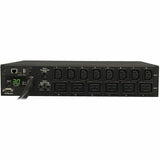 Eaton 5.5kW Single-Phase Switched PDU - LX Interface, 208/230V Outlets (8 C13 & 6 C19), L6-30P Input, 15 ft. (4.57 m) Cord, 2U Rack-Mount, TAA — PDUMH30HV19NET