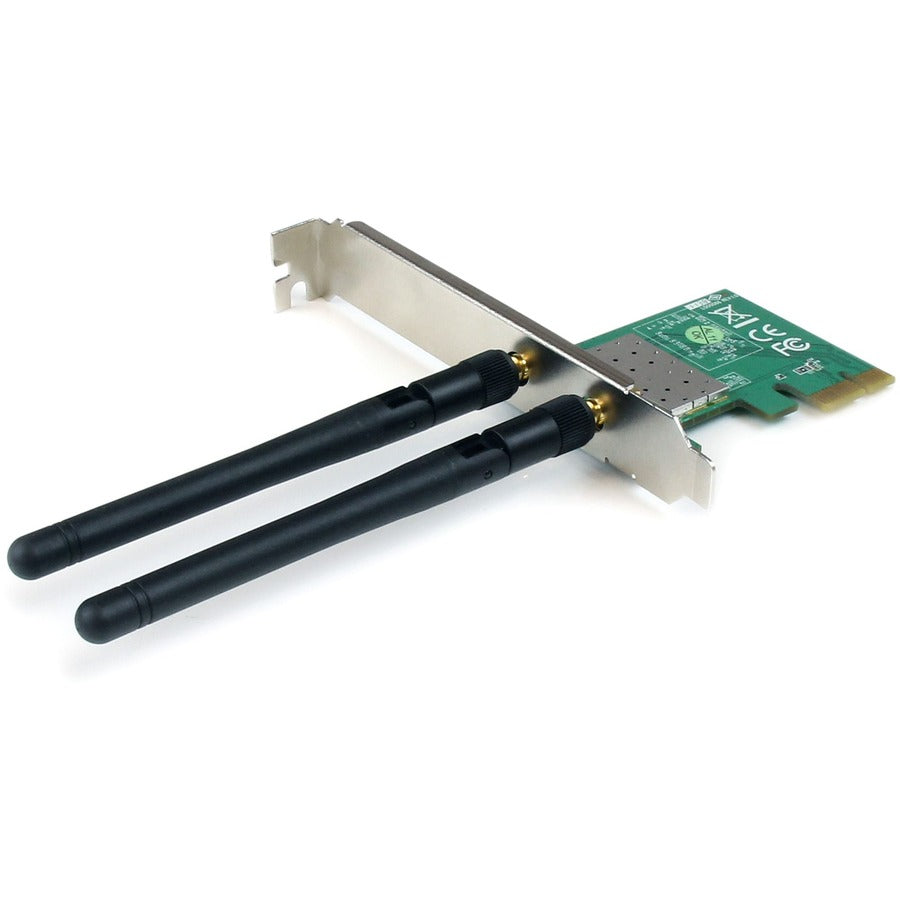 StarTech.com PCI Express Wireless N Adapter - 300 Mbps PCIe 802.11 b/g/n Network Adapter Card - 2T2R 2.2 dBi — PEX300WN2X2