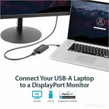 StarTech.com USB 3.0 to DisplayPort Adapter, 4K 30Hz UHD, USB to DP Display Adapter, External Video/Graphics Card for Mac & Windows — USB32DP4K