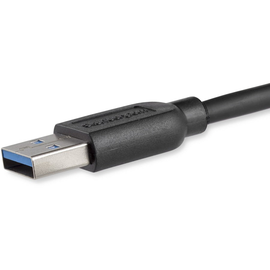 StarTech.com 2m (6ft) Slim SuperSpeed USB 3.0 (5Gbps) A to Micro B Cable - M/M — USB3AUB2MS