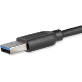 StarTech.com 2m (6ft) Slim SuperSpeed USB 3.0 (5Gbps) A to Micro B Cable - M/M — USB3AUB2MS