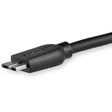 StarTech.com 2m (6ft) Slim SuperSpeed USB 3.0 (5Gbps) A to Micro B Cable - M/M — USB3AUB2MS