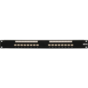 Eaton Tripp Lite Series 16-Port Fiber Patch Panel, 1U (LC/LC), Multimode or Singlemode — N490-016-LCLC