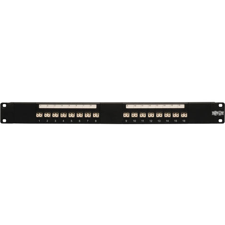 Eaton Tripp Lite Series 16-Port Fiber Patch Panel, 1U (LC/LC), Multimode or Singlemode — N490-016-LCLC
