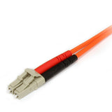 StarTech.com 2m Fiber Optic Cable - Multimode Duplex 62.5/125 LSZH Fiber Jumper Cord - LC/SC — FIBLCSC2