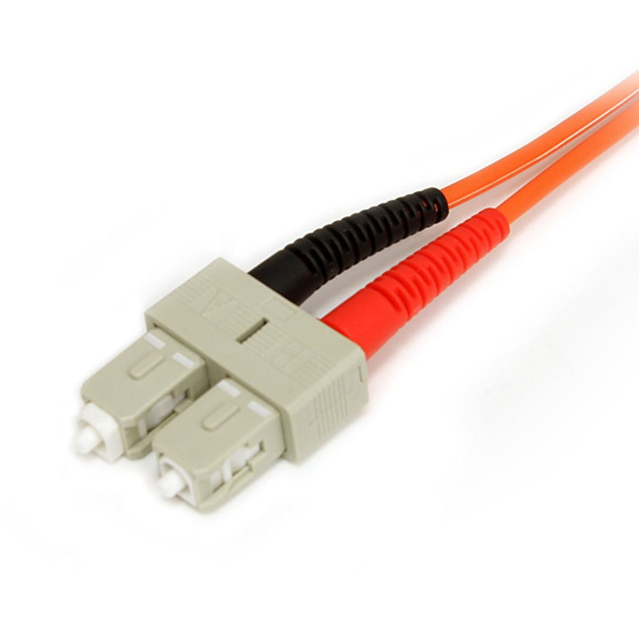 StarTech.com 2m Fiber Optic Cable - Multimode Duplex 62.5/125 LSZH Fiber Jumper Cord - LC/SC — FIBLCSC2