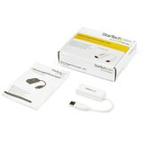 StarTech.com USB to Ethernet Adapter, USB 3.0 to 10/100/1000 Gigabit Ethernet LAN Adapter, USB to RJ45 Adapter, TAA Compliant — USB31000SW