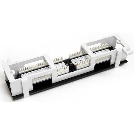 StarTech.com 1U 12 Port Wall Mount Cat5e 110 Patch Panel - 45 Degree — PANEL4512