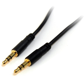 StarTech.com 15 ft Slim 3.5mm Stereo Audio Cable - M/M — MU15MMS