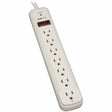 Eaton Tripp Lite Series Protect It! 7-Outlet Surge Protector, 12 ft. Cord, 1080 Joules, Diagnostic LED, Light Gray Housing — TLP712