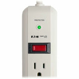 Eaton Tripp Lite Series Protect It! 7-Outlet Surge Protector, 12 ft. Cord, 1080 Joules, Diagnostic LED, Light Gray Housing — TLP712