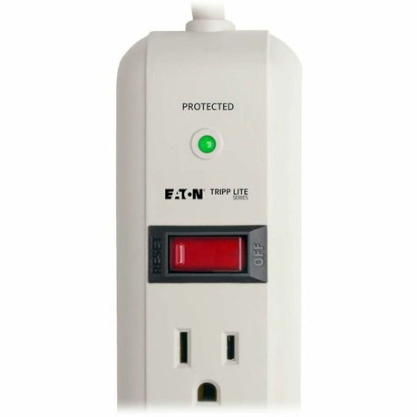 Eaton Tripp Lite Series Protect It! 7-Outlet Surge Protector, 12 ft. Cord, 1080 Joules, Diagnostic LED, Light Gray Housing — TLP712