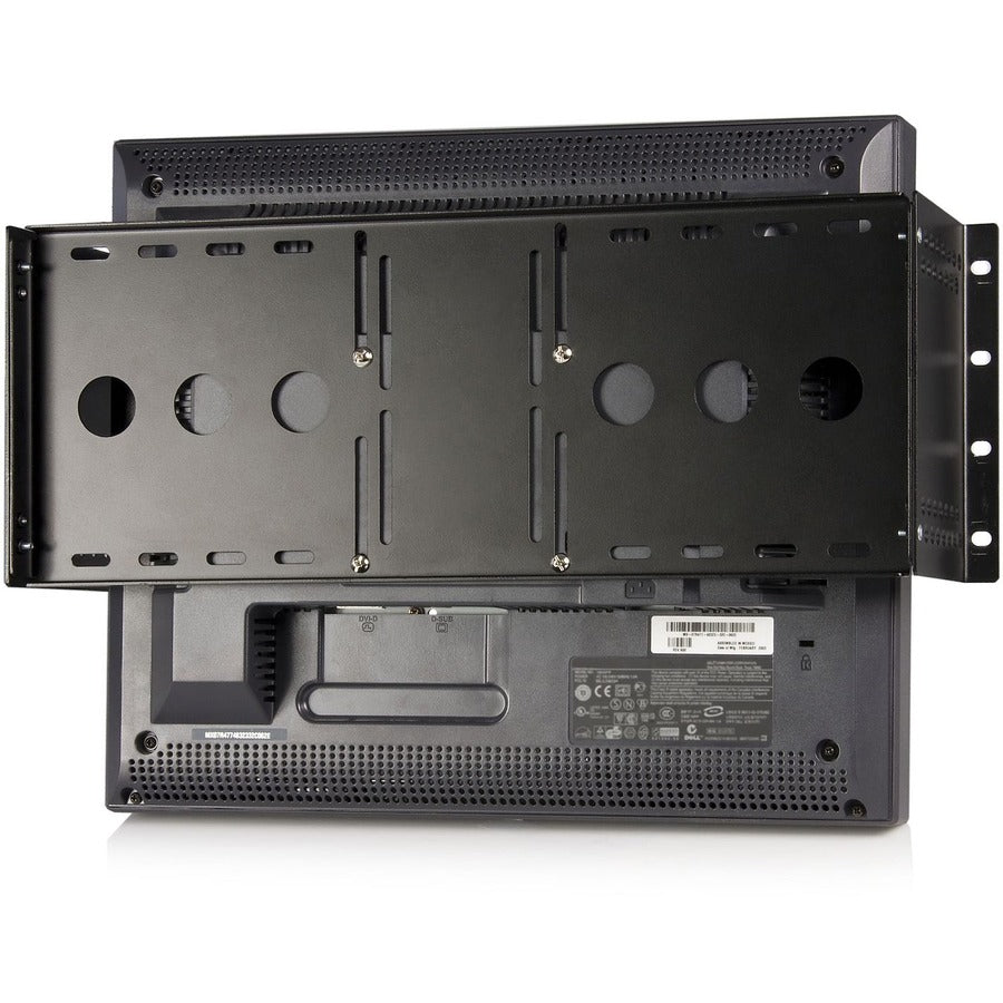 StarTech.com Universal VESA LCD Monitor Mounting Bracket for 19in Rack or Cabinet — RKLCDBK