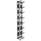 APC NetShelter Cable Management, Vertical Cable Manager, Cable Rings, Set of 8, Black, 55 mm x 766 mm x 85 mm — AR8442