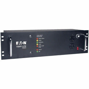 Eaton Tripp Lite Series 2400W 120V 3U Rack-Mount Power Conditioner with Automatic Voltage Regulation (AVR), AC Surge Protection, 14 Outlets — LCR2400