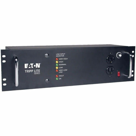 Eaton Tripp Lite Series 2400W 120V 3U Rack-Mount Power Conditioner with Automatic Voltage Regulation (AVR), AC Surge Protection, 14 Outlets — LCR2400