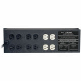 Eaton Tripp Lite Series 2400W 120V 3U Rack-Mount Power Conditioner with Automatic Voltage Regulation (AVR), AC Surge Protection, 14 Outlets — LCR2400