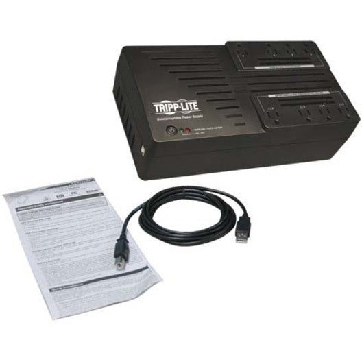 Eaton Tripp Lite Series 700VA 350W Line-Interactive UPS - 8 NEMA 5-15R Outlets, AVR, 120V, 50/60 Hz, USB, Desktop/Wall Mount — AVR700U