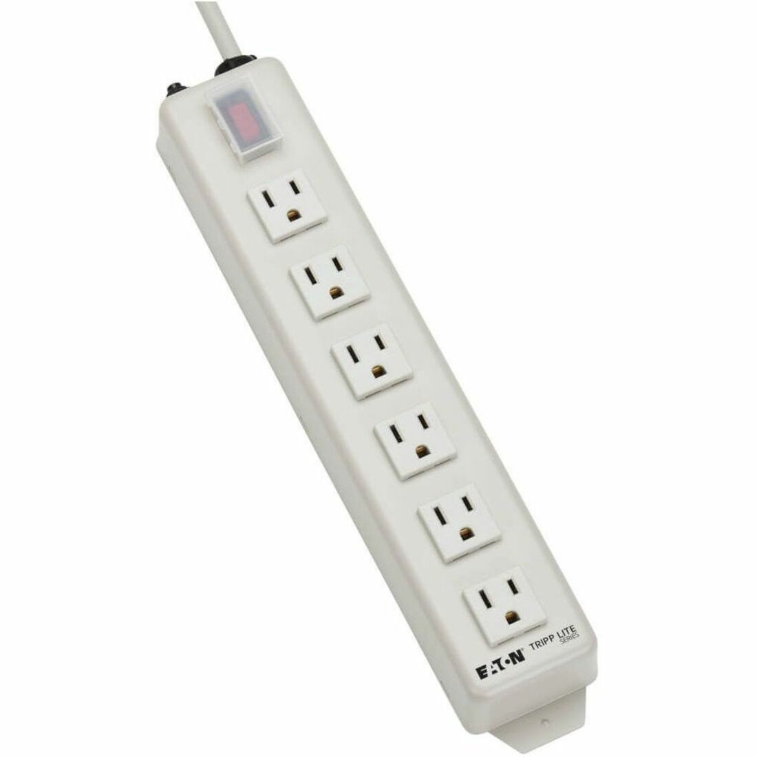 Eaton Tripp Lite Series Power It! 6-Outlet Power Strip, 15 ft. (4.57 m) Cord, 5-15P, Metal Housing — TLM615NC