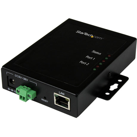 StarTech.com 2 Port Serial-to-IP Ethernet Device Server - RS232 - Metal and Mountable - Serial Device Server — NETRS2322P
