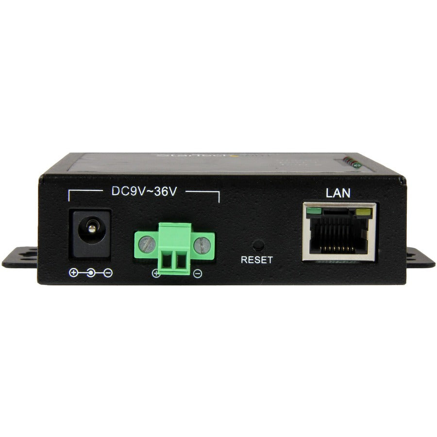 StarTech.com 2 Port Serial-to-IP Ethernet Device Server - RS232 - Metal and Mountable - Serial Device Server — NETRS2322P
