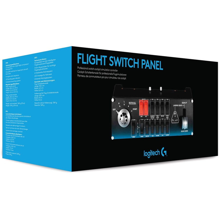 Saitek Flight Switch Panel Professional Simulation Switch Controller — 945-000030
