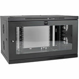 Eaton Tripp Lite Series SmartRack 9U Low-Profile Switch-Depth-Plus Wall-Mount Mini Rack Enclosure, Wide, Acrylic Window — SRW9UDPGVRT