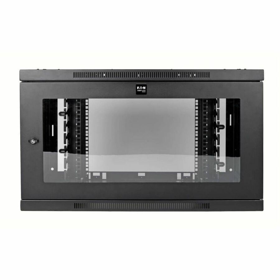Eaton Tripp Lite Series SmartRack 9U Low-Profile Switch-Depth-Plus Wall-Mount Mini Rack Enclosure, Wide, Acrylic Window — SRW9UDPGVRT