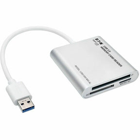 Eaton Tripp Lite Series USB 3.0 SuperSpeed Multi-Drive Memory Card Reader/Writer, Aluminum Case — U352-000-MD-AL