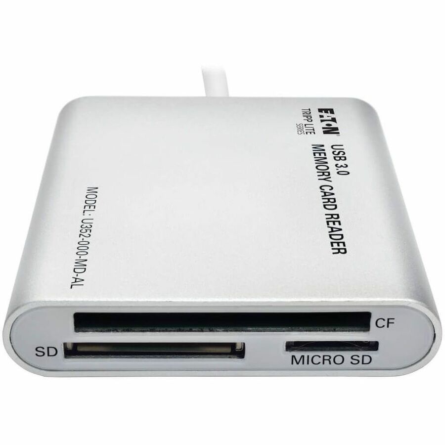 Eaton Tripp Lite Series USB 3.0 SuperSpeed Multi-Drive Memory Card Reader/Writer, Aluminum Case — U352-000-MD-AL