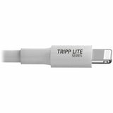 Eaton Tripp Lite Series USB-A to Lightning Sync/Charge Cable (M/M) - MFi Certified, White, 10 ft. (3 m) — M100-010-WH